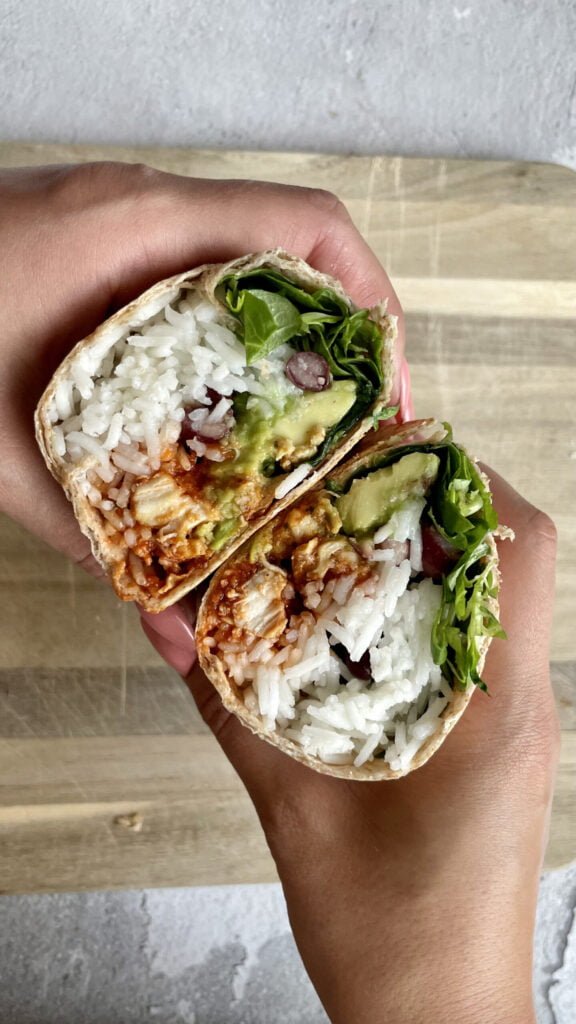 Burrito z kurczakiem i awokado – przepis