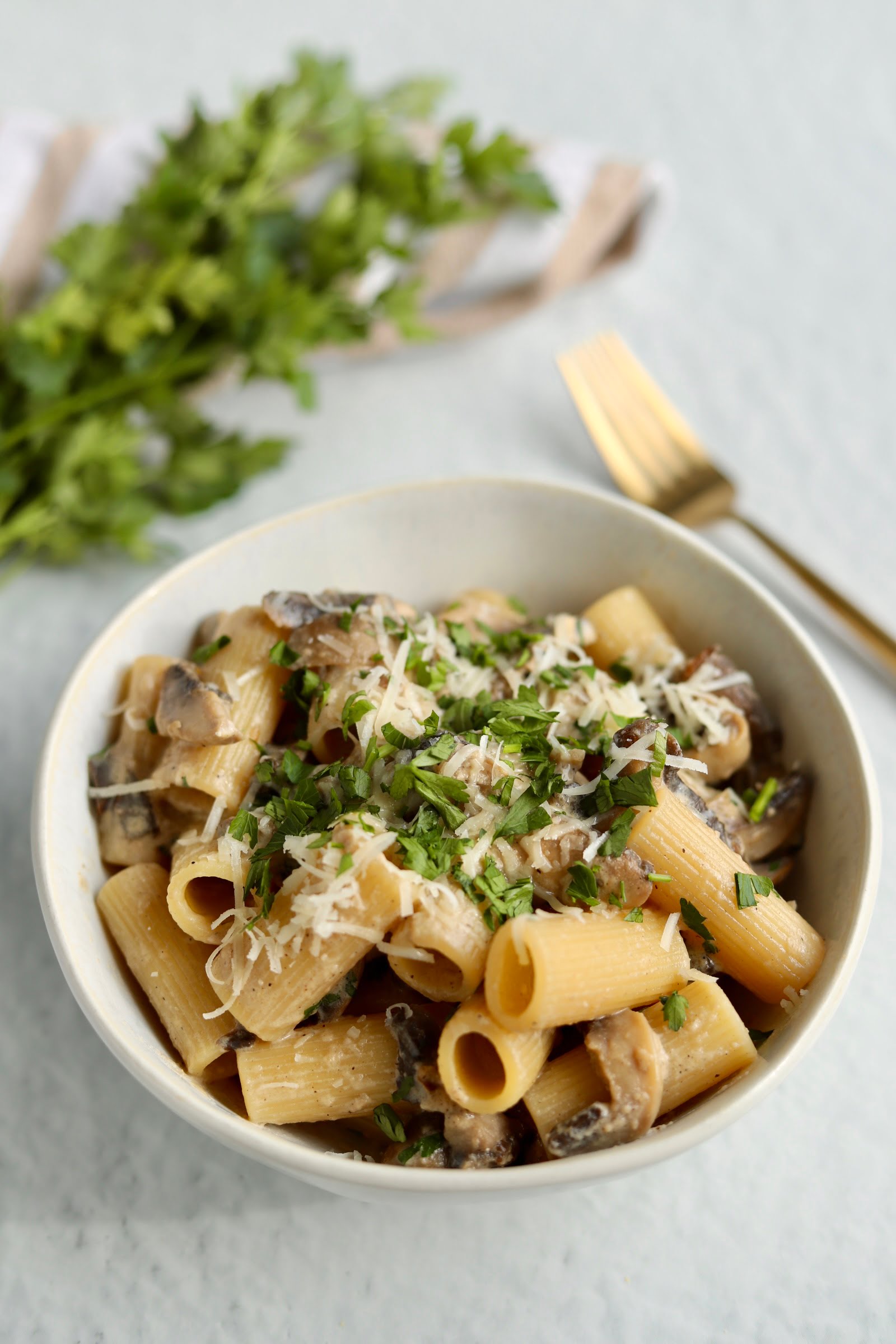 Mashroom rigatoni