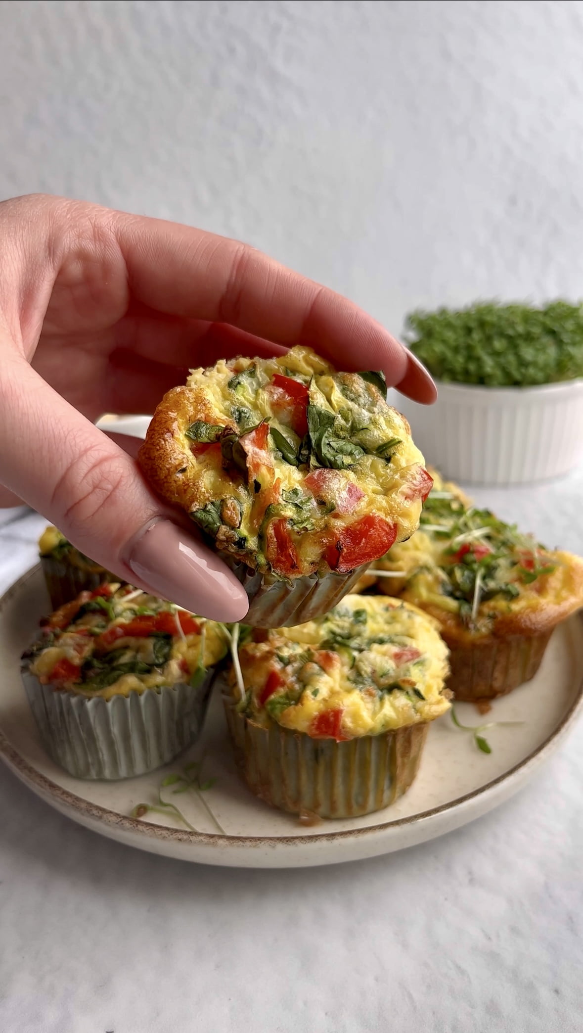 Muffiny jajeczne z warzywami