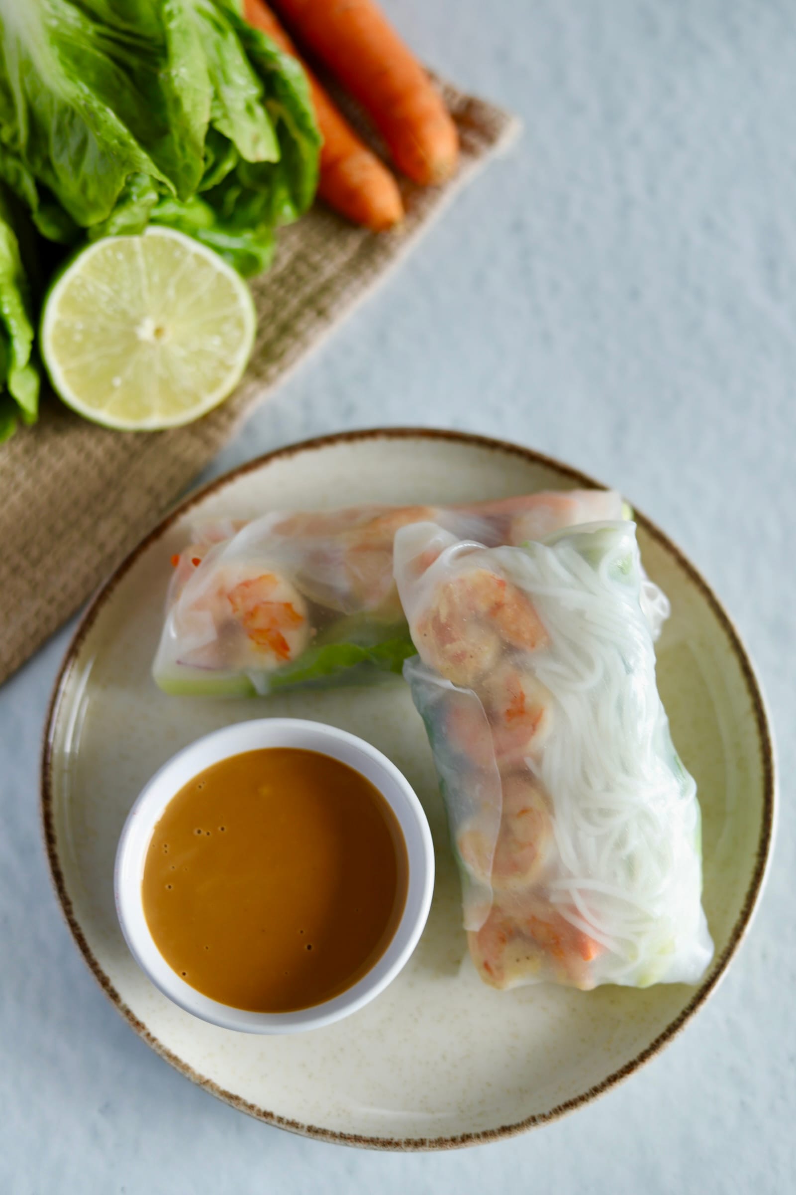Spring rolls z krewetkami