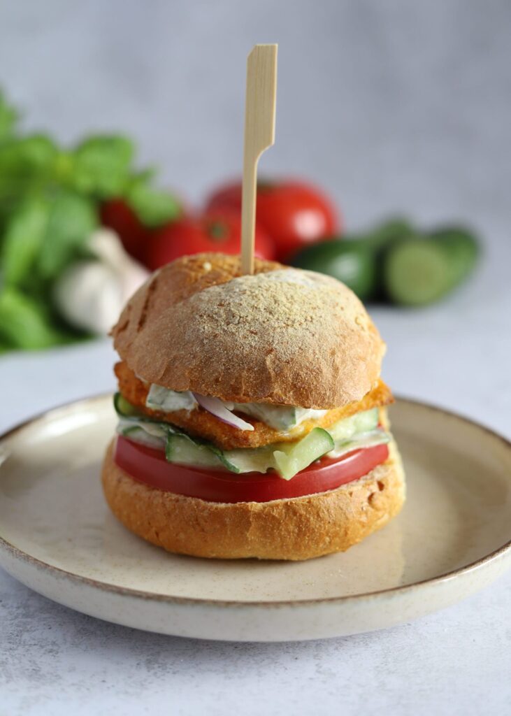 Grecki halloumi burger