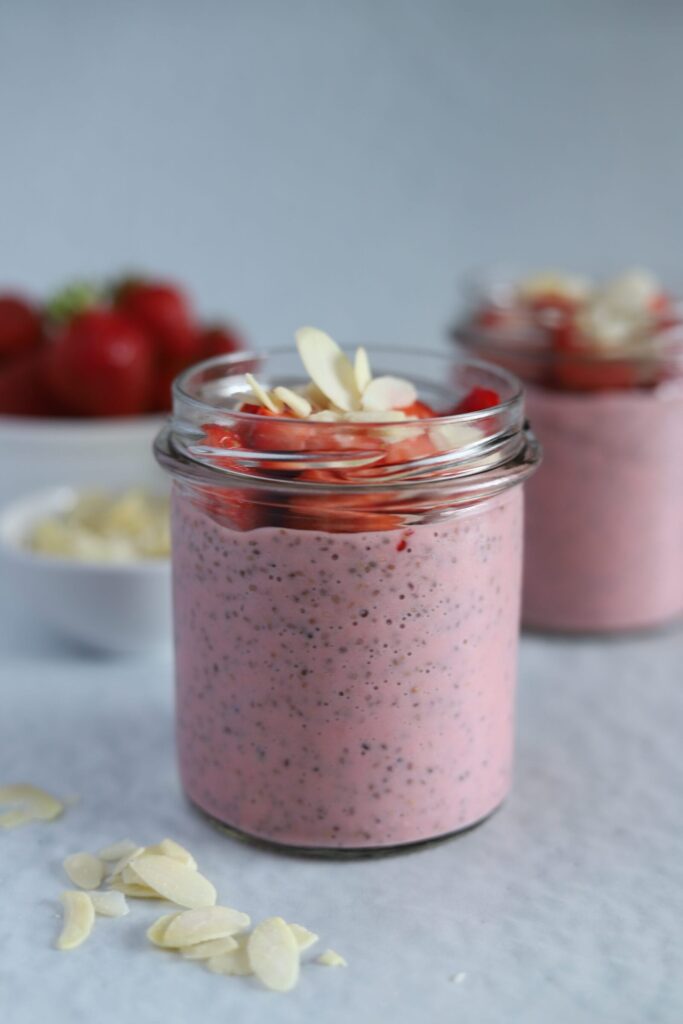 Truskawkowy pudding chia