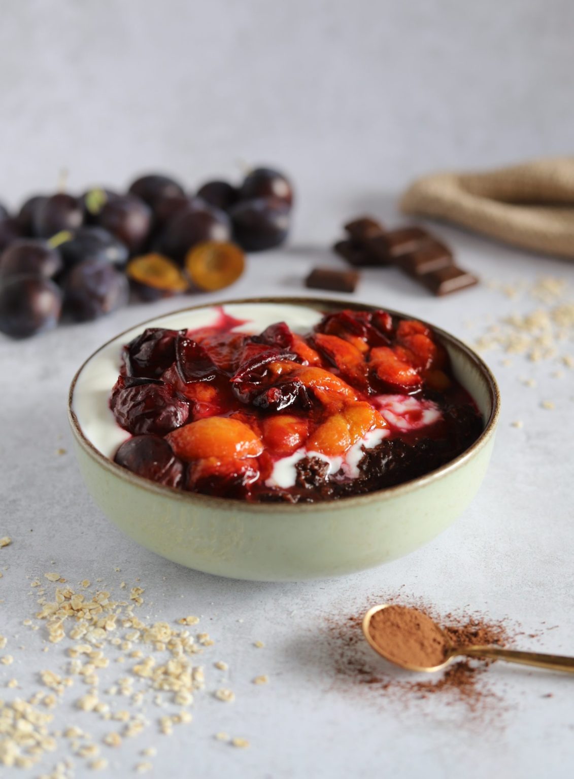 Owsianka czeko-śliwka