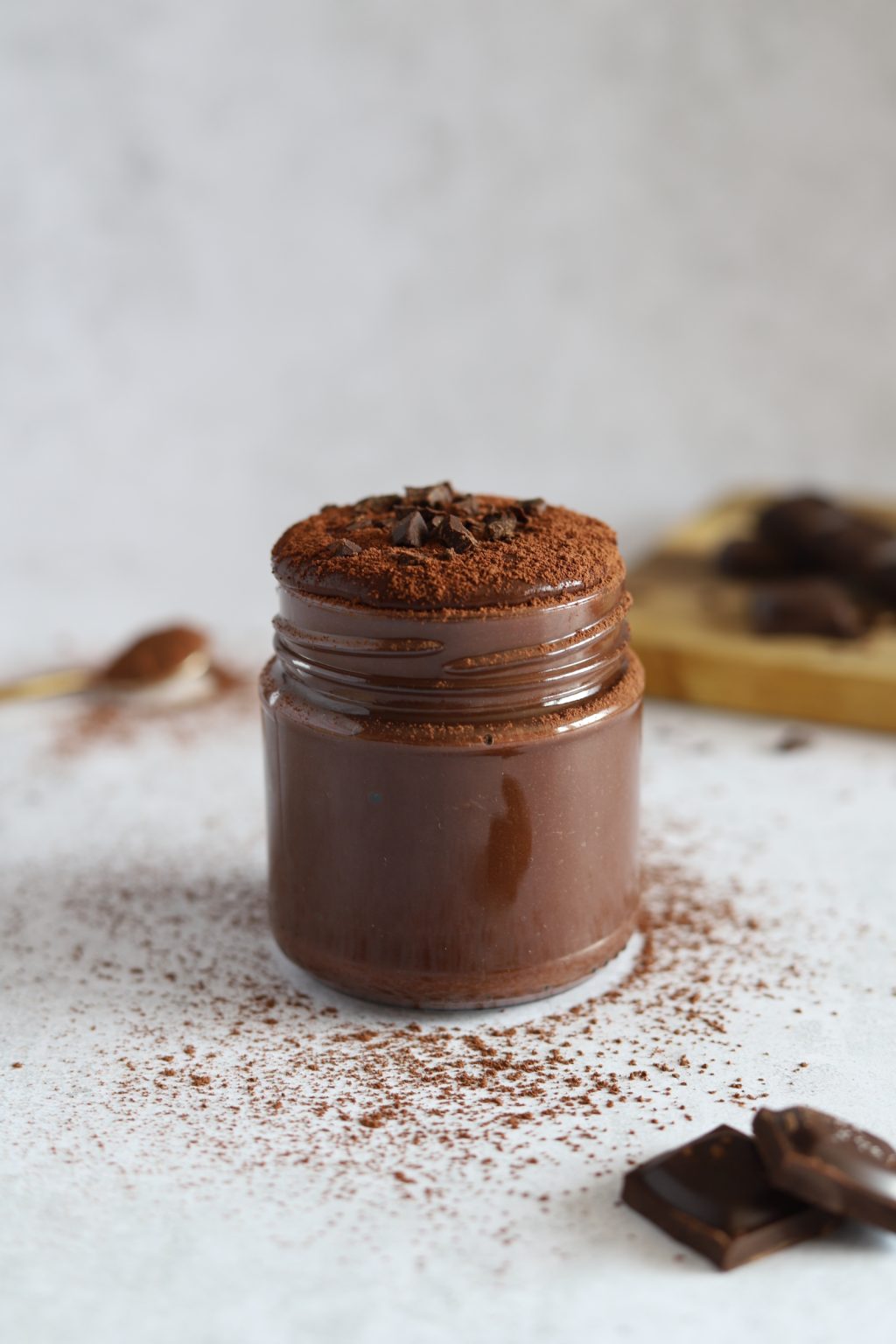 Czekoladowy pudding z serka wiejskiego