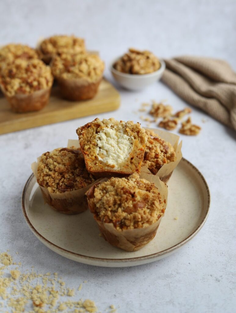 Muffiny a’la ciasto marchewkowe