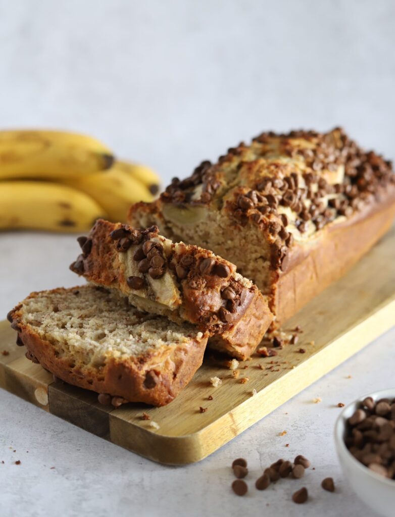 Chlebek bananowy z czekoladą