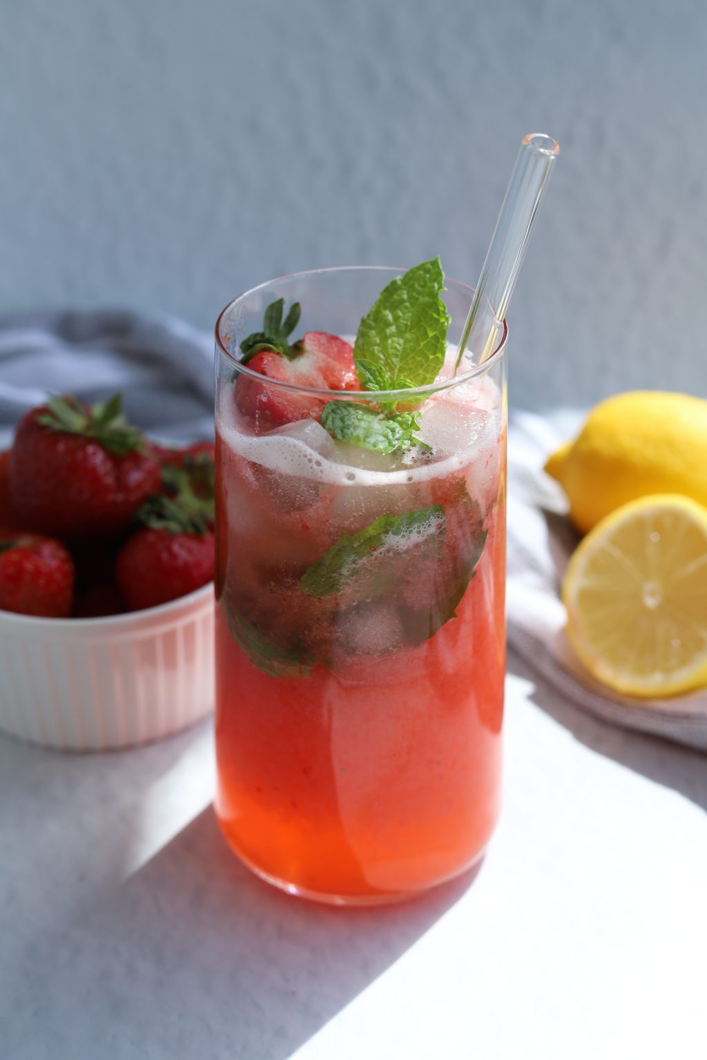 Lemoniada truskawkowa