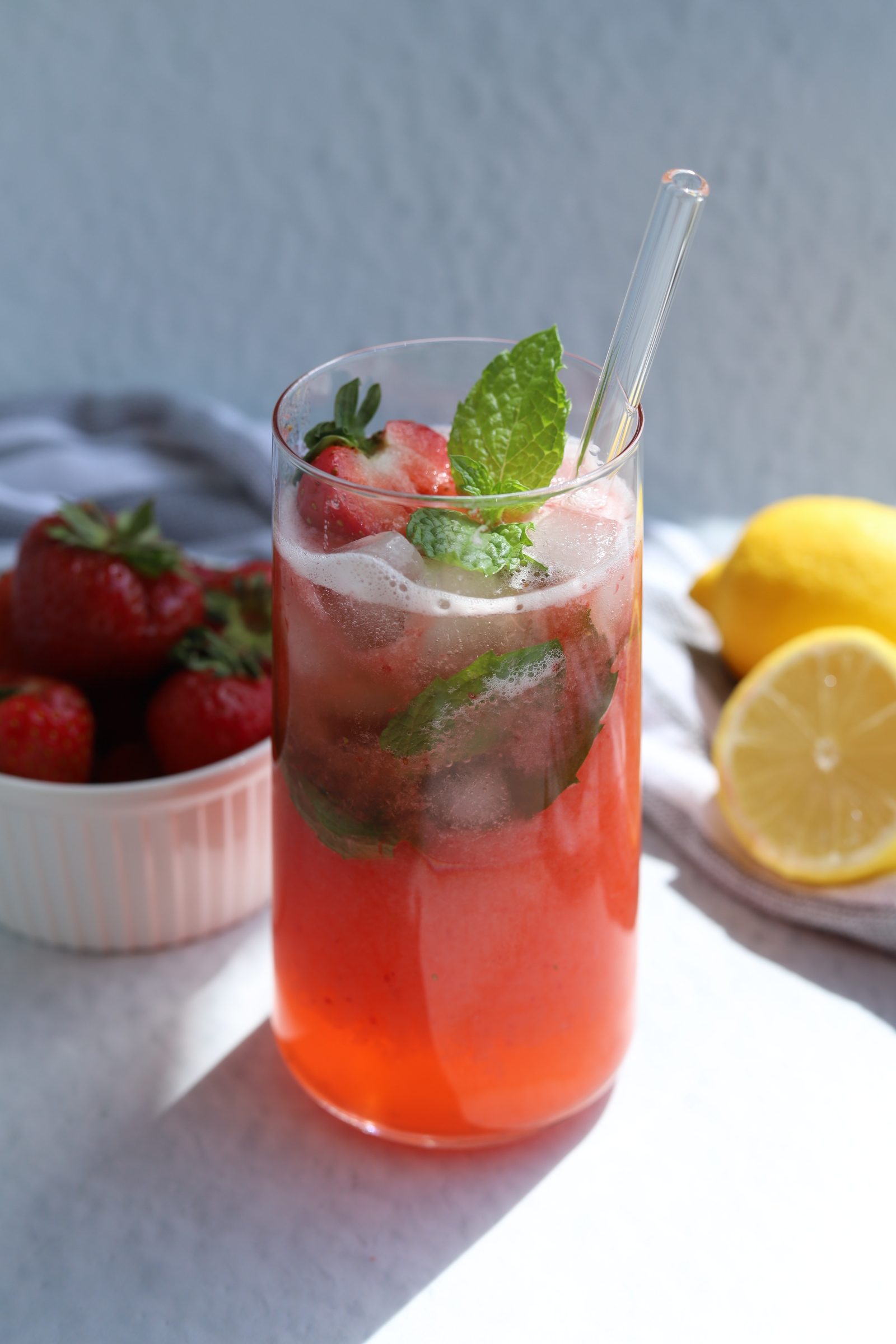 Lemoniada truskawkowa