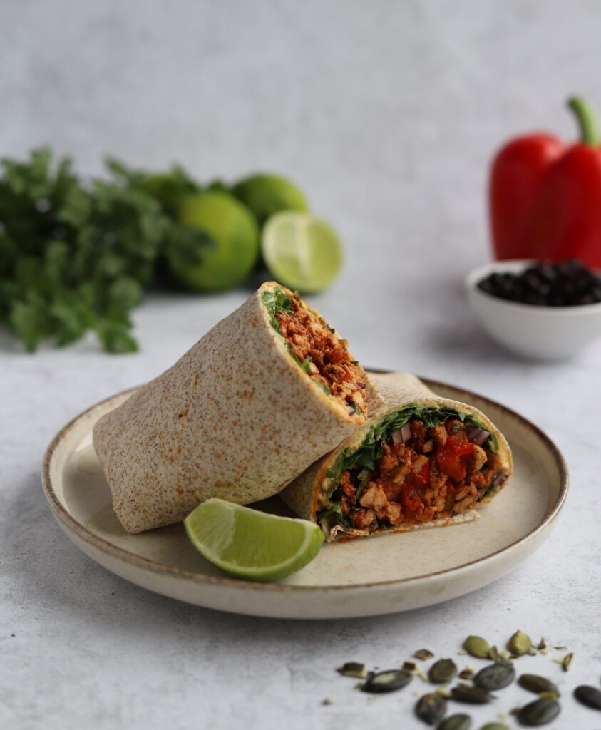 Wrap bogaty w żelazo