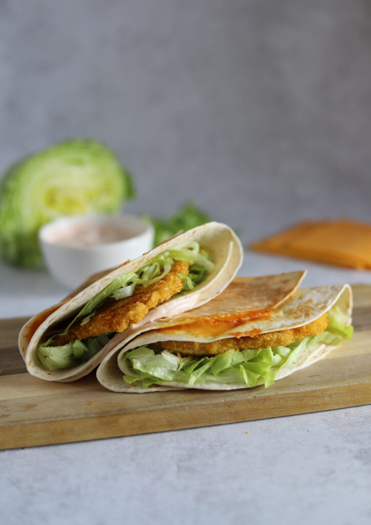 Crispy chicken wrap