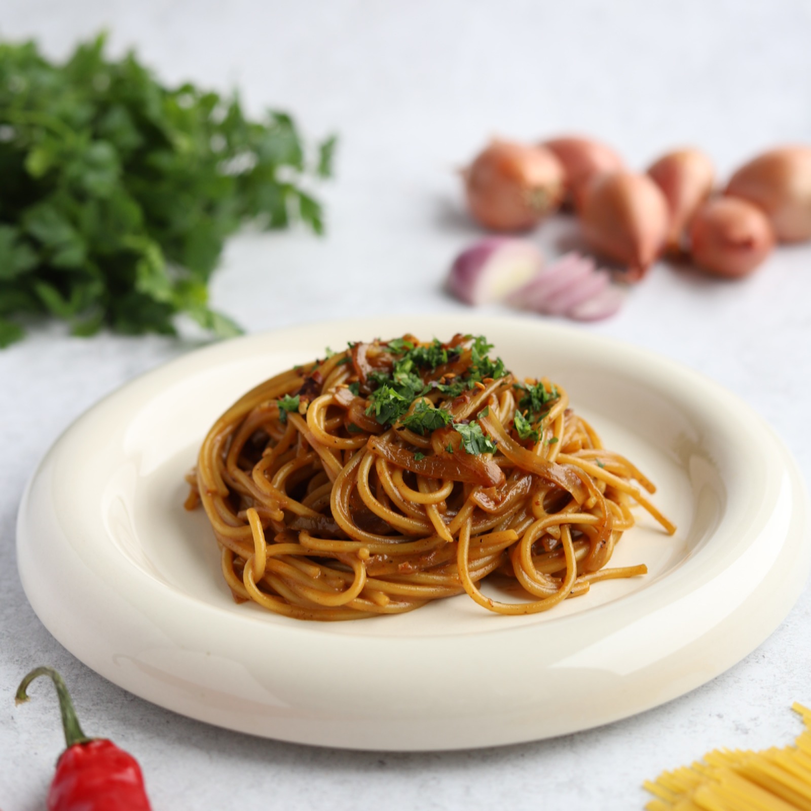 Onion pasta